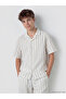 Nevavm Striped Boy's Shirt with Difference