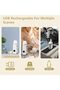 TeqHome Portable Bottle Warmer for Travel, Instant Heating & Constant Warming, Portable Baby Bottle Warmer On The Go for Breastmilk, Large Capacity Battery-Powered & Rechargeable, Temperature Display - 7