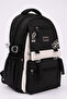 7370 Korean Style Multi-Compartment, Large Internal Volume, Water Bottle Pocket School and Daily Use Backpack - 2