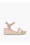 Women's Mid Wedge Espadrille Heeled Shoes - 2