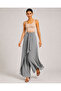 Women's Belted Double-Breasted Look Modal Fabric Wide-Leg Sweatpants - 2