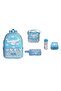 Cinnamoroll Patterned Blue School Bag (5 Pieces)