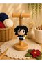 Amigurumi Knitted Keychain - Handmade Bag Accessory and Gift Figure Gi̇yu
