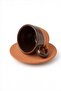 Handmade Pottery 2-Person Coffee Cup - 4