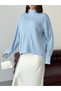 Women's Stand Collar Oversize Knitwear Sweater Long Sleeve Relaxed Fit Stylish Daily Combination - 5