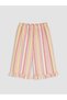 Timeless Clothing & Timeless Choices Girls' Striped Linen Look Pants with Drawstring Waist