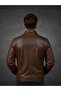 Genuine Lambskin Men's Coat (Hazelnut Color) - 4