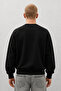 Men's 100% Cotton Comfortable Black Winter Sweatshirt - 6