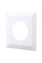 Julien Expert OSBI frame, 1 post, white, for socket / switch - 2