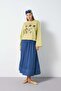 Oversize Printed T-Shirt Çağla - 5
