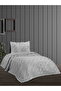 Ponpon Seri̇es Less Model 2-Piece Pique Set with Pillows (Gray) (2 Pieces with 3 Color Options)
