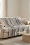 Nordic Textured Cotton Fringed Sofa Cover and Sofa Shawl Non-Slip Anti-Sweat 170X200 cm - 4