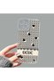 iPhone 14 Compatible Camera Protected Anti-Shock Aesthetic Print Patterned Transparent Silicone Case