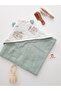 Baby Bath Towel Muslin Hooded Double Sided Swaddle Newborn 80X80 - 4