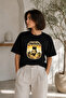 Premium New Day New Adventure Printed Black Oversize Unisex T-Shirt