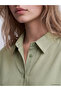 Lcw Vision Khaki Oversize Poplin Women's Shirt - 3