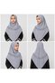 Girls Hijab for Kids – Stylish Modest Islamic Headscarf for Muslim Girls, Kids Hijab with Elegant Ruffle Trim & Full Front Coverage - 5