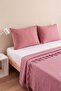 Pink Natural Double Printed Pique & Bedspread 200X230 cm - 6