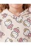 Girls White Hello Kitty Printed Hooded Sweatshirt - 3