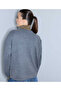 Çift parça görünüm işlemeli sweatshirt - 7