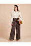 Women Brown Wide Leg Trousers - 2