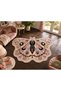 Eta Butterfly Patterned Modern Woven Base Decorative Carpet Eta4110 - 3
