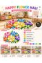 Eta Smiling Flowers Patterned Modern Woven Base Decorative Carpet Eta4111 - 4