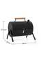 Portable Charcoal Barbecue Grill with Cover, Compact Outdoor BBQ Grill for Camping and Picnics, Durable Cooking Rack, Dual Charcoal Trays, Carrying Handle and Secure Lid, Perfect for Garden, Beach, Pa - 3