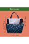 (Jumbo Points) - Kit Sped New York Portable Soft Cooler Lunch Bag, Thermal Bag with Silver Inner Lining with - 3