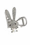 Rabbit Figured Hair Clip with Shiny Stones and Detailing - Stylish and Convenient