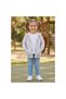 100% Cotton Girls' Fleece Sweatshirt with Hood Cardigan 3Y,12Y Girls