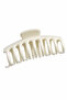 Stylish and Modern White Large Size Hair Clip Claw Clip for Women