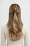 Turtle Pattern Twisted Hairpin Bun Stick Women's Accessory - 2