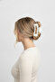 Modern Rectangular White Hair Claw Clip - Stylish and Convenient Hair Accessory - 3