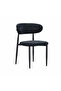 Last Home | Single Chair Black Fabric