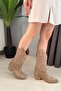 Women's Clind Mink Suede Embroidered Western Cowboy Boots & Boots - 3