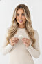 White and Yellow Detailed Large Size Hair Clip with Latch Claw Clip - 4
