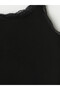 Trendlucky U Neck Ruched Ribbed Women's Pajama Top with Difference - 6