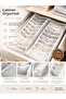 2-Compartment In-Cabinet Organizer, 12-Compartment Foldable Organizer |   Underwear Bra Socks Organizer