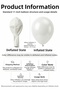 Dinosaur Themed Balloon Set Dark Brown White 19 Pieces Boy's Birthday Party Decoration - 2