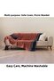 Multi-Purpose Bedspread and Sofa Cover - Double Size 200 X 250 Cm, Soft, Lightweight, Decorative Pique - 3