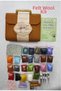 Felt Wool Kit Beginner's Set – Needle Felting Hobby Set |   Colored Yarns with Needle and Carrying Case - 2