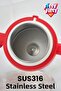 400 ml 316L Stainless Steel Children's Thermos with Straw, Carrying Handle and Strap, Double Wall -Ffr400Ml4011 - 4
