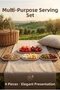 Multi-Purpose 4-Piece Presentation Set |   Breakfast |   Fruit Snack Appetizer Presentation |   Bpa Free - 7