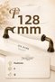 Porcelain Cream Antique Yellow Handle 128 mm 12.8 cm Furniture Drawer Cabinet Cupboard Door Handles Handle