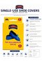 Pratikon Disposable Shoe Covers 8 Pieces Blue Hygienic Flexible Elastic Shoe Protector Overshoes for Home Hospital Laboratory Food Sector - 2