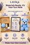 Velvet Teddy Bear Knitting Kit – Beginner Amigurumi Making Set with Digital Video Guide Set-A04 - 6