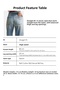 Women's Denim Color 4S6-32 Straight Fit High Waist Denim Jeans - 6