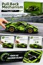 451 Piece Sports Car Building Set 1:18 Scale Pull Back Pull-Back Toy Car Building Kit Ages 6+ Legosu - 3