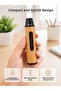 Portable Smokeless Mini Ashtray with Wooden Look, Compact Design with 3 Different Tips